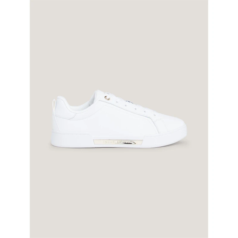 Image of Tommy Hilfiger Chique Court Sneakers - White White 7
