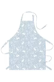 Image of William Morris Forest Life Blue Acrylic Apron