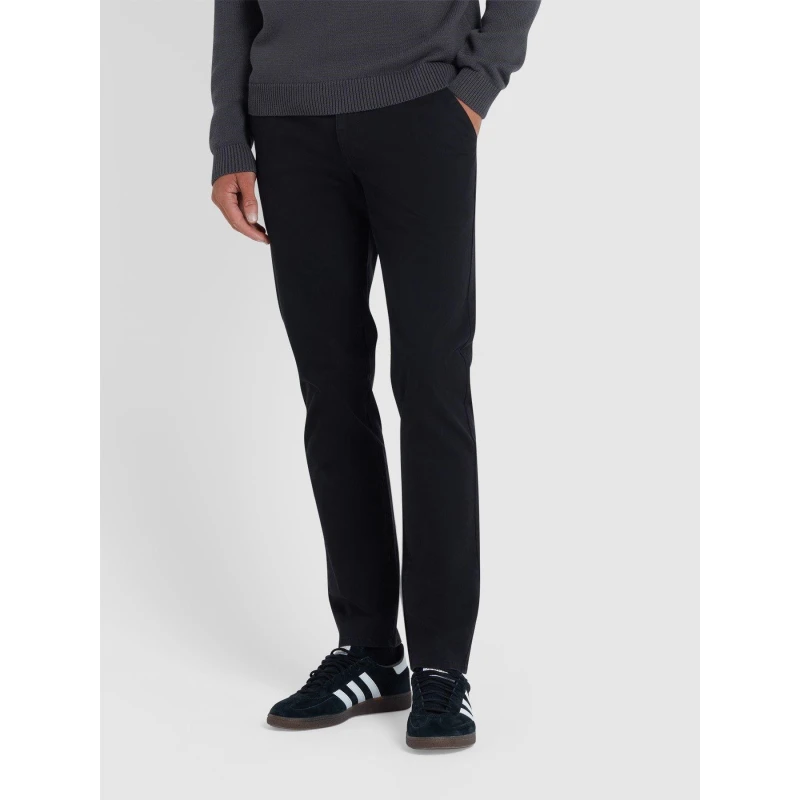 Image of Farah Elm Slim Chinos Black 010 male 30W S