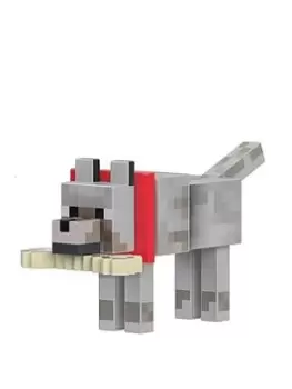 Image of Minecraft Diamond Level Wolf Action Figure
