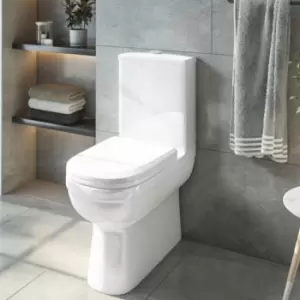 Image of Close Coupled Back to Wall Toilet with Soft Close Seat - Addison