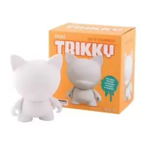Image of Kidrobot Munnyworld DIY Mini Trikky 4 Vinyl (White)