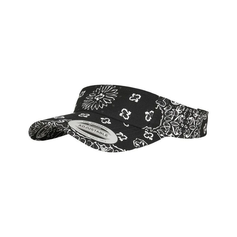Image of Flexfit Flexfit Men Bandana Visor in Black One Size Male 5063300060599