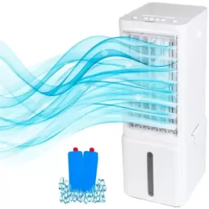 Image of Portable Air Cooler Mobile Evaporative Fan Humidifier Purifier 8L