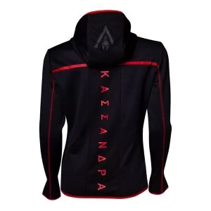 Image of Assassins Creed - Technical Dark Womens Small Hoodie - Black/Red