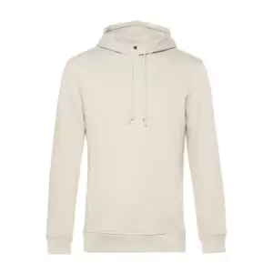 Image of B&C Mens Organic Hooded Sweater (S) (Off White)