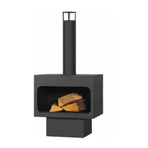 Image of Arizona Steel outdoor Fireplace - 2mm Grade steel and Heat protective paint