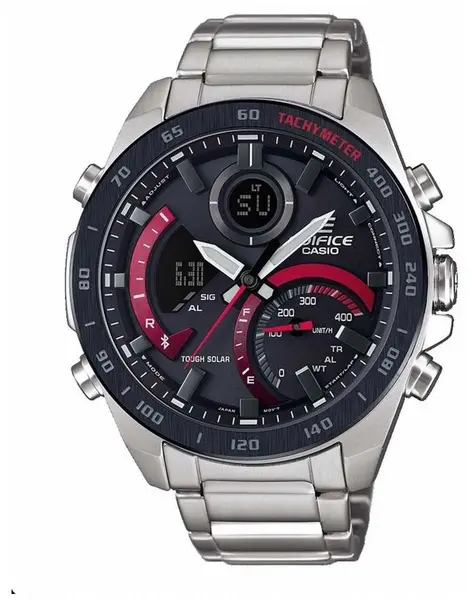 Image of Casio ECB-900DB-1AER Edifice Solar Bluetooth Stainless Steel Watch