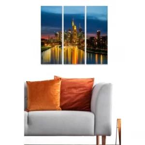 Image of MDF2263351 Multicolor Decorative MDF Painting (3 Pieces)