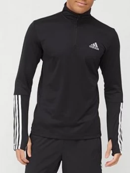 Image of Adidas 1/4 Zip - Black