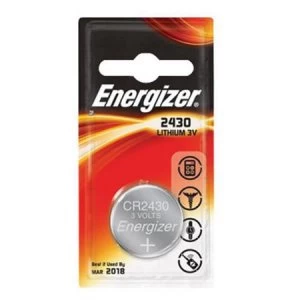 Image of Energizer CR2430 Battery Lithium Ref 637991 Pack 2