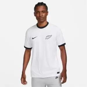 Image of Nike New Zealand Home Shirt 2022 2023 Adults - Black