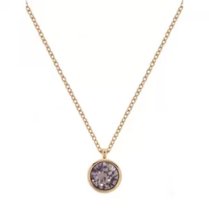 Image of Ladies Karen Millen Gold Plated Crystal Dot Necklace