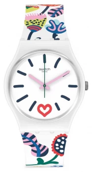 Image of Swatch JUST FLOWERS Lovely Garden Multi-coloured Watch