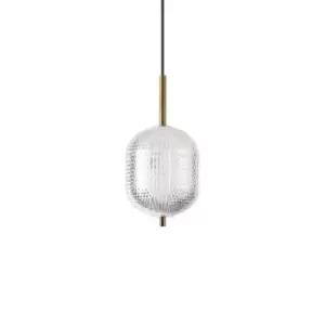 Image of DECOR 18cm LED Globe Pendant Ceiling Light Clear, 3000K