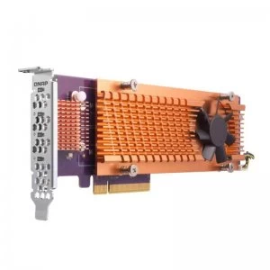 Image of QNAP QM2-4P-384 Quad M.2 2280 PCIe SSD Expansion Card
