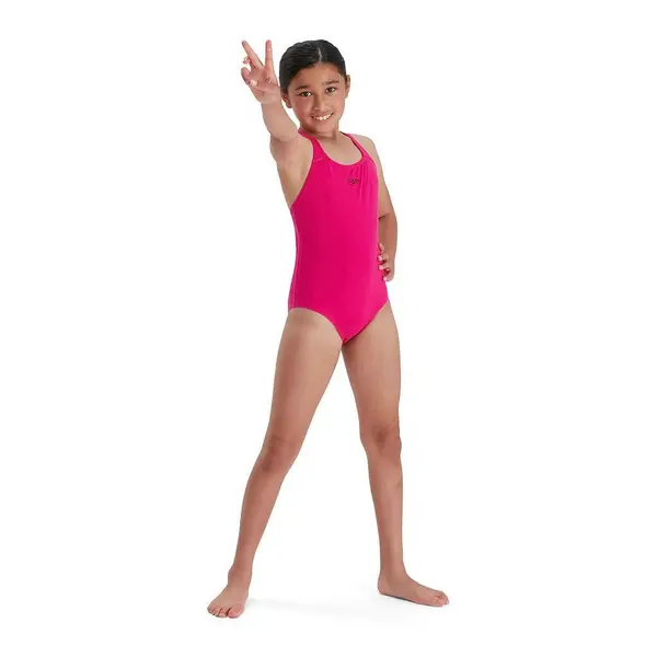 Image of Speedo ECO Endurance+ Medalist Junior Swimsuit Pink 5-6 Years / 24"