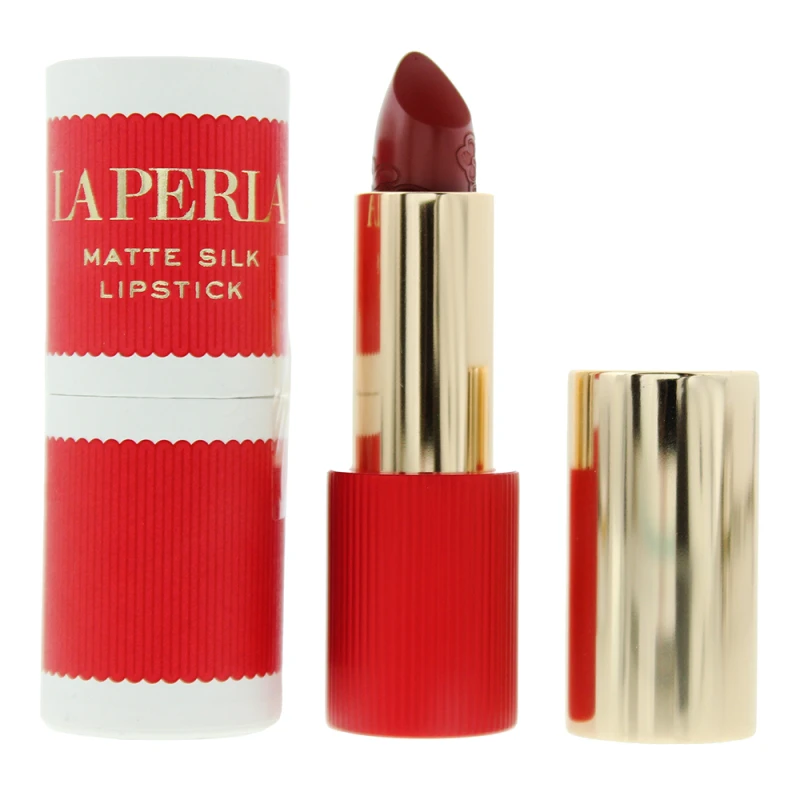 Image of La Perla Matte Silk 102 Terracotta Red Lipstick 3.5g