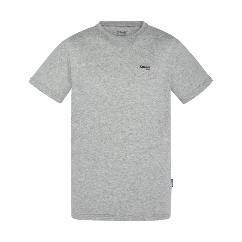 Image of Schott T-Shirt Schott Casual Gris Male S