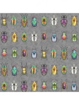 Image of Woodchip & Magnolia Beetle Jewels Multi Wallpaper