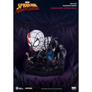 Image of Marvel Maximum Venom Collection Mini Egg Attack Figure Venomized Spider-Man 8 cm