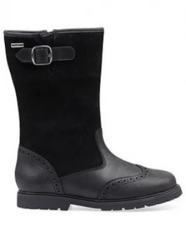 Image of Start-rite Toasty Boot, Black Leather, Size 7.5 Younger