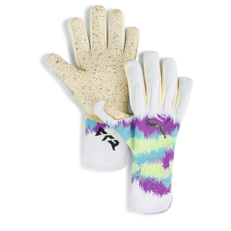 Image of Puma Future Ultimate Goalkeeper Gloves Adults White/Purple male 8