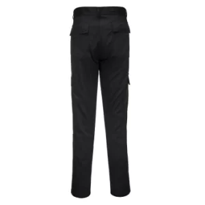 Image of Portwest Slim Fit Combat Trousers Black 32" 31"