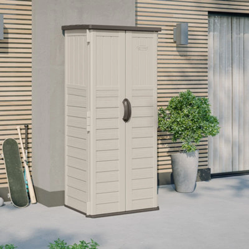 Image of Suncast Mannington Storage Cabinet - Vanilla, Cream BMS1250