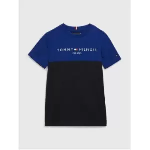 Image of Tommy Hilfiger Essential Colorblock Tee S/S - Blue