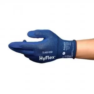 Image of Ansell Hyflex 11-819 Esd Touch Screen Glove Blue M