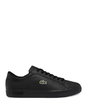 Image of Lacoste Mens Powercourt Leather Sneakers