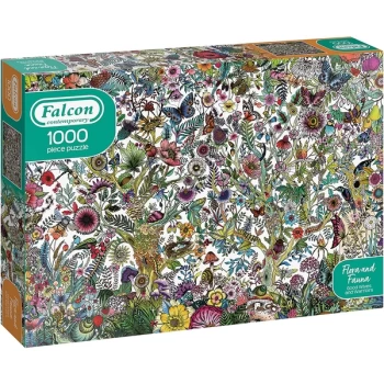 Image of Falcon Contemporary Flora and Fauna Jigsaw Puzzle - 1000 Pieces