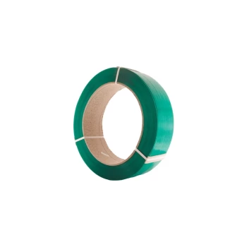 Image of Green Extruded Polyester Strapping - 15.5MM X 0.68 X 1750M