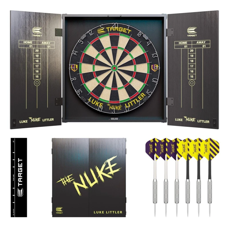 Image of Target Darts Target Darts Luke Littler Dartboard Cabinet Set - Multi One Size Unisex