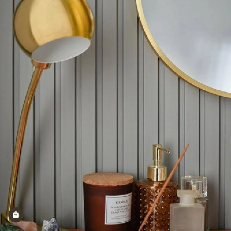 Image of Vox Linerio Internal Decorative Wall Panel Pack 16; 2650Mm X 122Mm Per Each Length; Total Coverage 5.22M2 Grey WDNKL Unisex