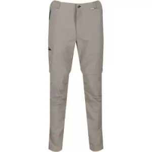 Image of Regatta Mens Leesville II Zip Off Trousers (34S) (Parchment) - Parchment
