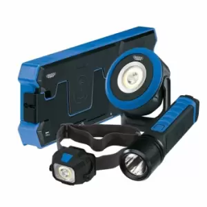 Image of Draper Wireless/Usb Rechargeable Lights Kit With Dual Charging Pad