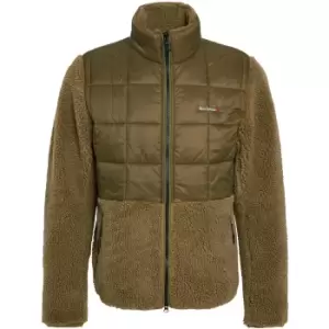 Image of Barbour Mens Lowell Fleece Jacket Beech Large