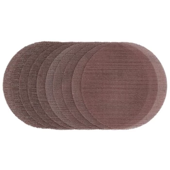 Image of 60608 Mesh Sanding Discs, 125mm, Assorted Grit - 80G, 120G, 180G, 240G (10 Pack) - Draper