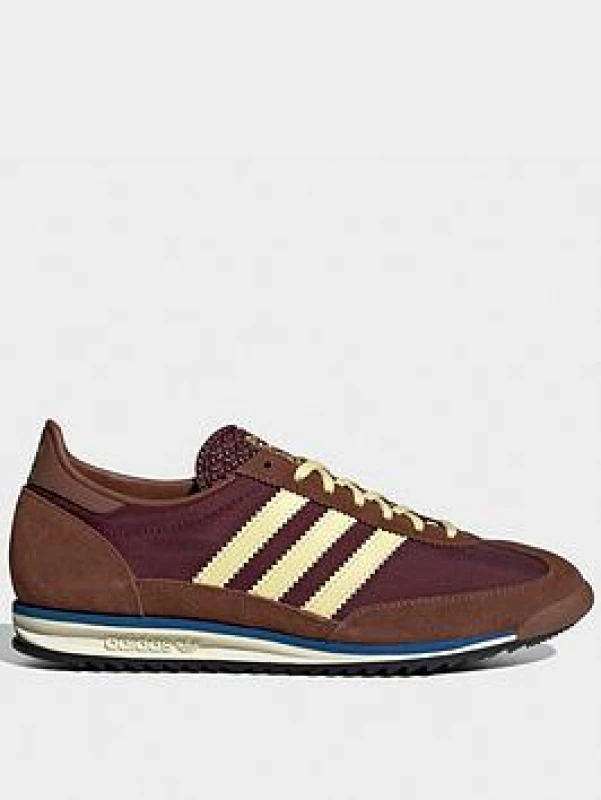 Image of adidas Originals Sl72 Shoes Maroon/Brown female 4 (36.7)