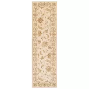 Image of Oriental Weavers Kendra Runner Rug Cream Gold 2330X 68X235cm