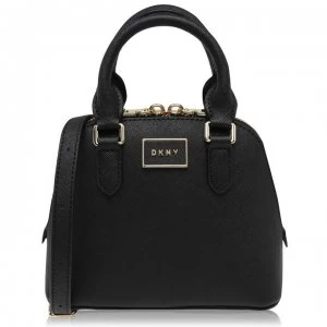 Image of DKNY Steffy Saff Dom Cross Body Bag - Black/Gold BGD