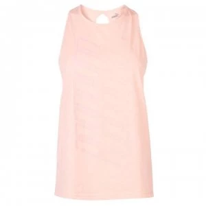 Image of Puma Twist It Logo Vest Ladies - Peach Heather