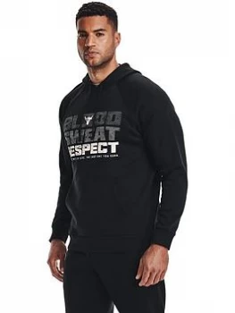 Image of Urban Armor Gear Training Project Rock Rival Fleece Hoodie - Black/White, Size 2XL, Men