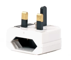 Image of SMJ Pernmanent EU to UK Adaptor Socket Plug