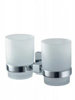 Image of Aqualux Haceka Mezzo Double Glass Holder