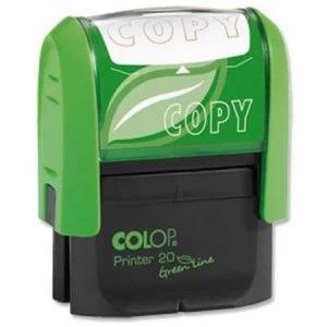 Image of Colop Word Stamp Green Line Copy (Red)