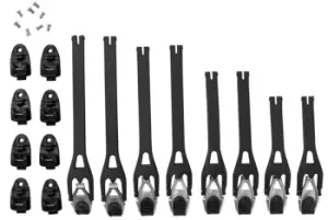 Image of Fox Comp5/5Y/3YSet Motocross Closure Set, black, black, Size One Size