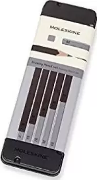 Image of Moleskine Graphite Drawing Pencil Set (5 Graded Pencils) by Moleskine